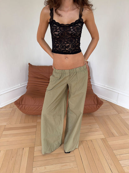 Marina lace top - Black