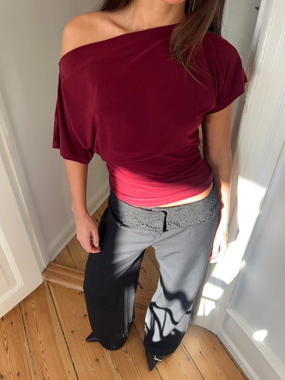 Florine fitted t-shirt - Red